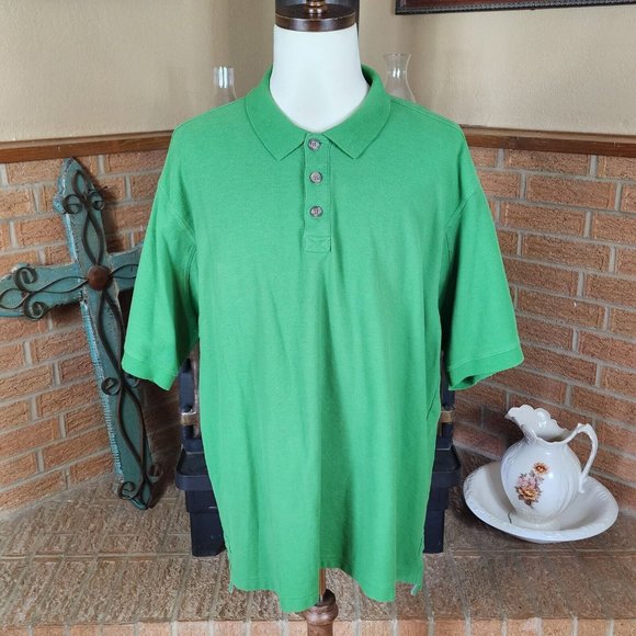 Duluth Trading Co Solid Green Polo Size XL - Picture 2 of 7